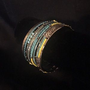 Set of Yellow and Blue bracelets